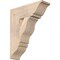 Ekena Millwork Funston Traditional Smooth Bracket, Douglas Fir, 5 1/2"W x 18"D x 22"H BKT06X18X22FST01SDF - alternate 1